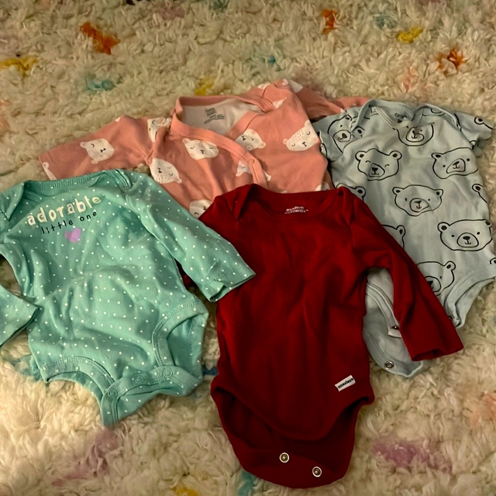 0-3 month onesies